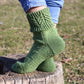 Casual Cotton Socks with Wheat Japanese Pattern