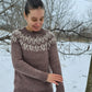 Lopapeysa sweater, Icelandic style sweater