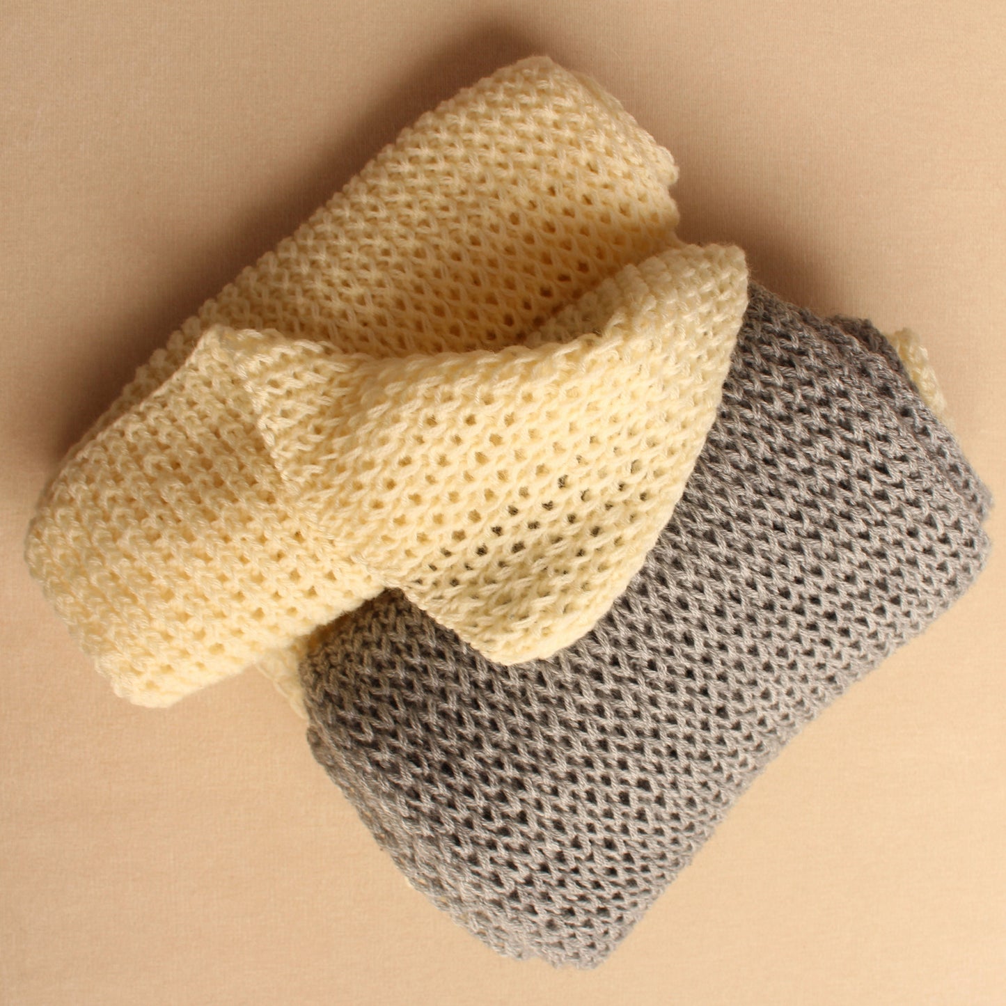 Two-tone extra long women scarf