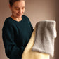 Two-tone extra long women scarf