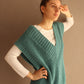 Oversized V-neck Knit Sweater Vest
