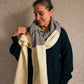 Two-tone extra long women scarf