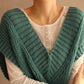 Oversized V-neck Knit Sweater Vest
