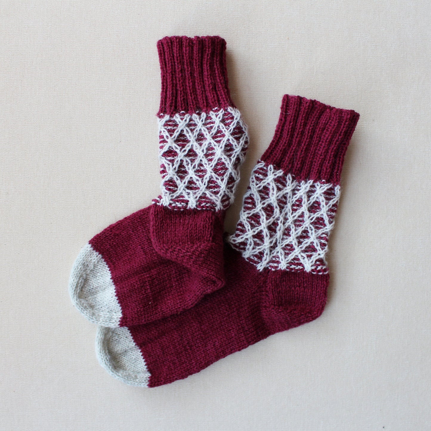 Stylish patterned socks