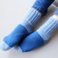 Alpaca wool winter socks with spiral heel