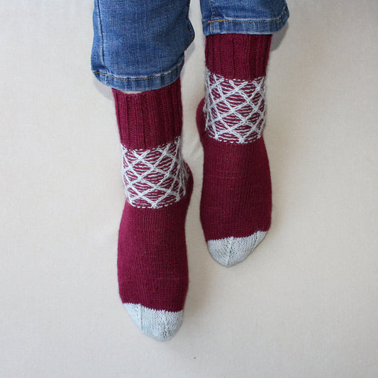 Stylish patterned socks