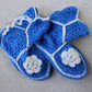 Mother and daughter home booties set