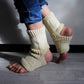 Toeless no heel yoga socks