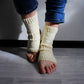 Toeless no heel yoga socks