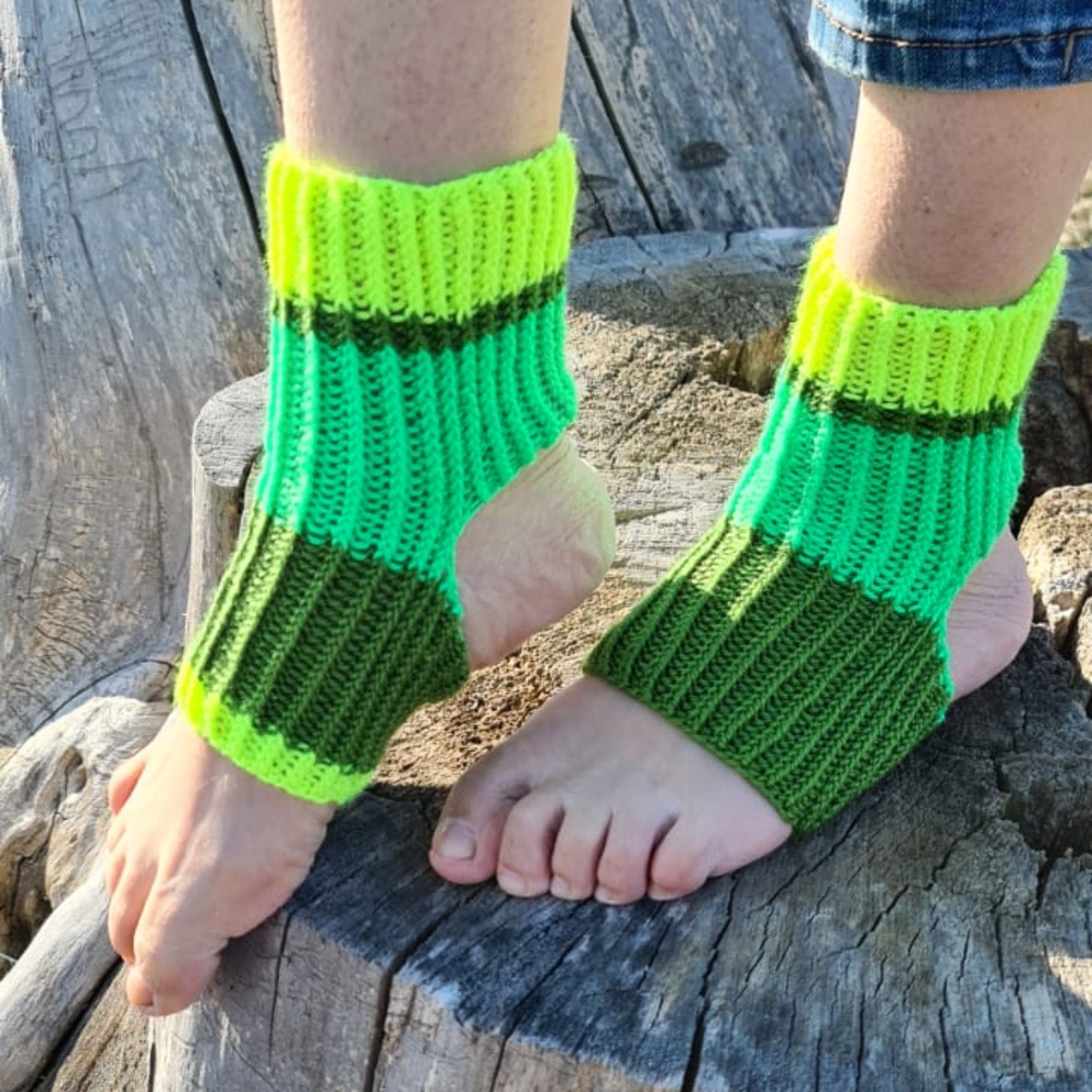 Eco wool-free vegan socks, Unisex colorful yoga socks