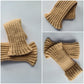 Wool boot toppers, Ribbed leg warmens