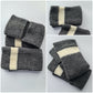 Stirrup leg warmers, Over the calf socks, Stripped open toe and open heel socks