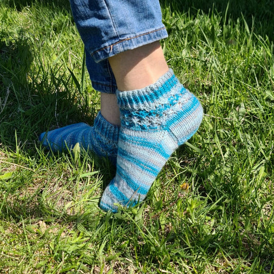 Multicolor striped socks