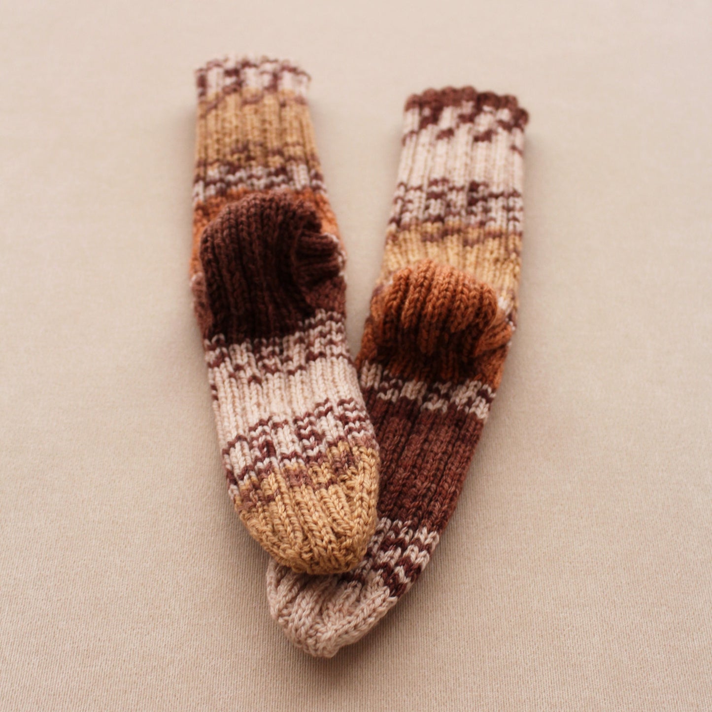 Mid calf socks, stylish patterned fall winter socks