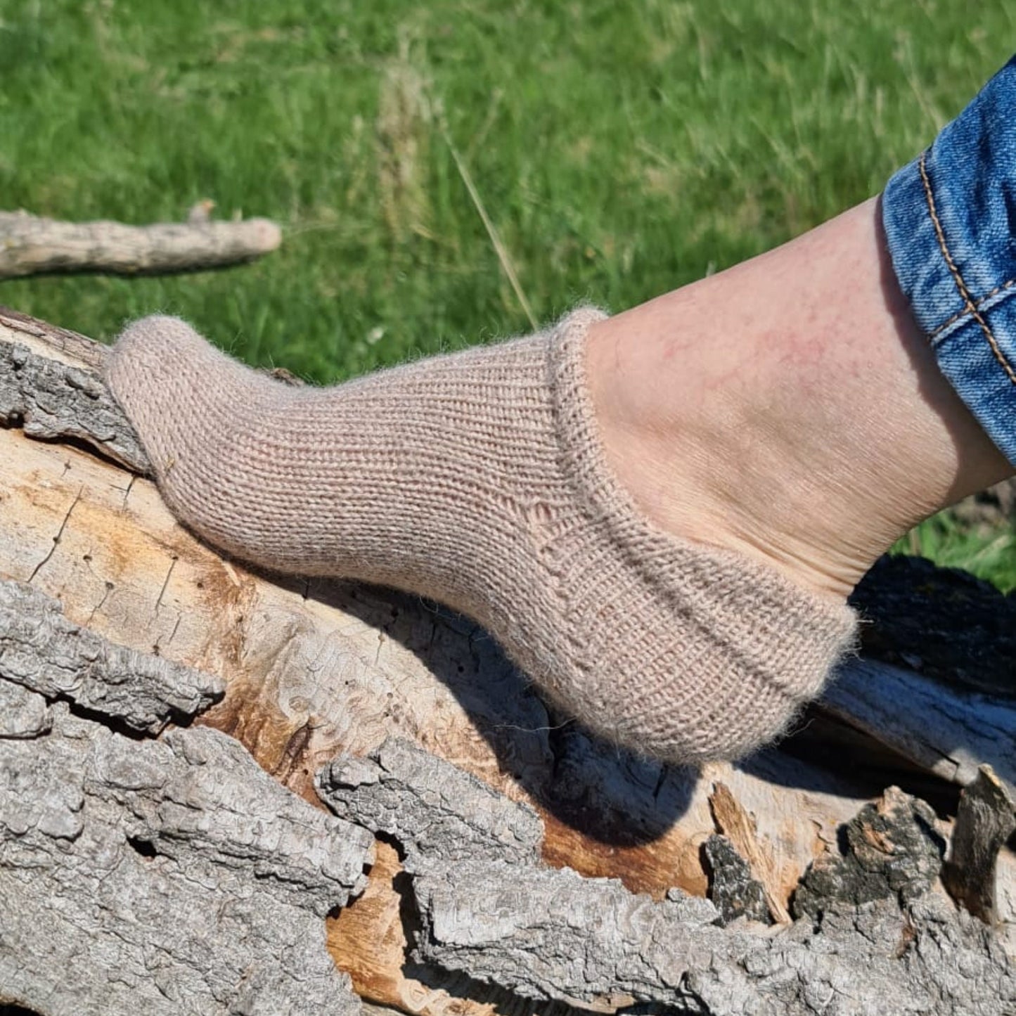 Padded heel tab ankle sport socks