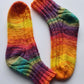 LGBTQ+ Pride socks, Rainbow striped wool blend socks