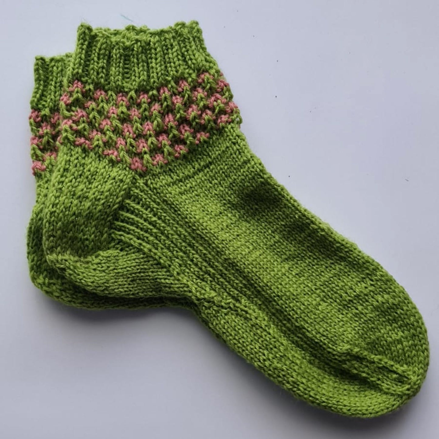 Socks with pink stripes, Wool house socks, Warm winter slippers